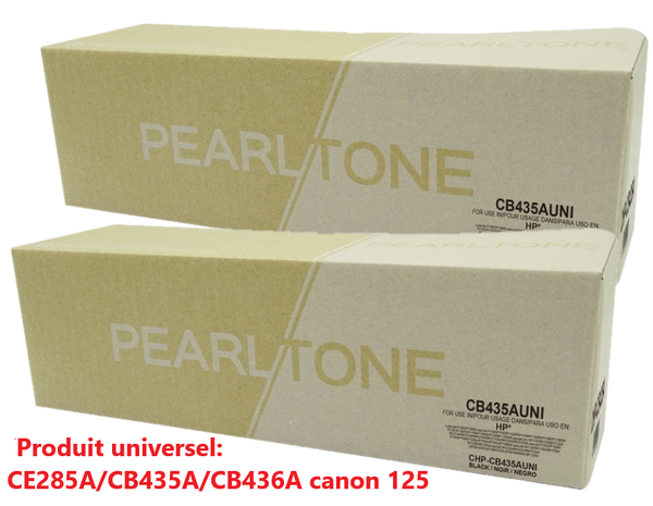 Pearltone® – Cartouche toner 125 noire rendement standard paq.2 (C1252BK) – Modèle économique. - S.O.S Cartouches inc.