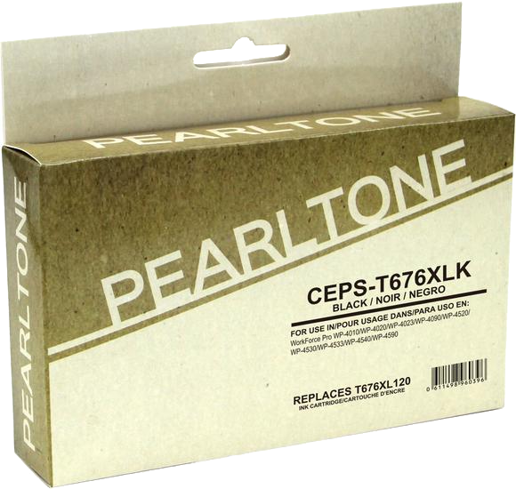 Pearltone® – Cartouche d'encre 676XL noire rendement élevé (T676XL120) – Modèle économique. - S.O.S Cartouches inc.